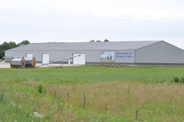 Hoth Grain Structures- Sumner IA.  New office and shop going up at 201 Lifeline Dr.