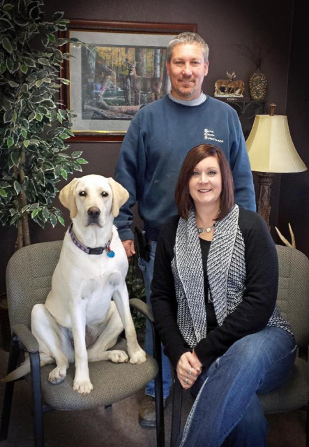 Pictured: Owners Cindy & Tony Hoth and Zoey